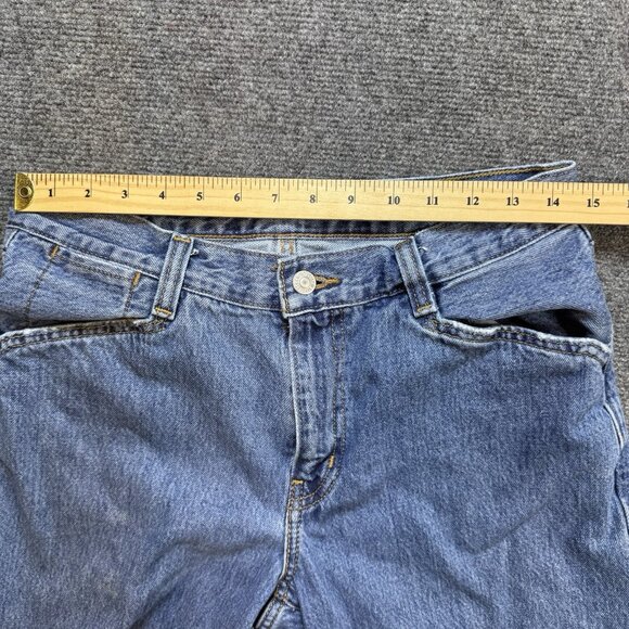 Levi's '94 Baggy Wide Leg Cutoff Shorts Women's 29 Y2K‎ Skater Grunge Mall Goth - Picture 6 of 8